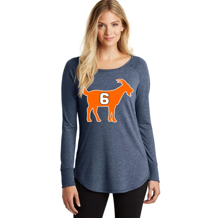 Mayfield Goat Cleveland, Ohio Football Women's Perfect Tri Tunic Long Sleeve Shirt