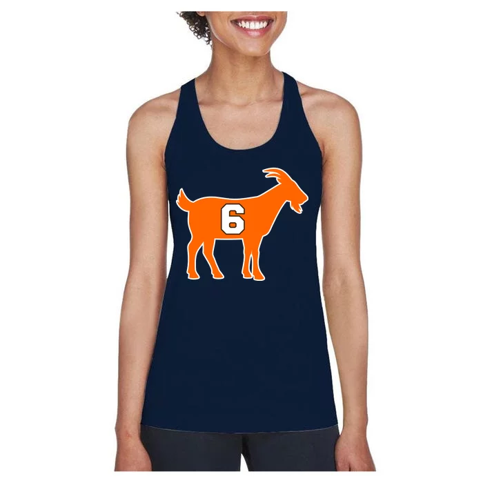 Mayfield Goat Cleveland, Ohio Football Women's Racerback Tank