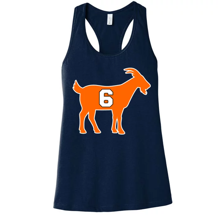 Mayfield Goat Cleveland, Ohio Football Women's Racerback Tank