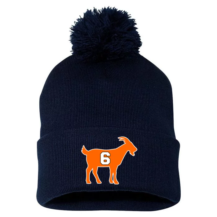 Mayfield Goat Cleveland, Ohio Football Pom Pom 12in Knit Beanie