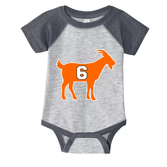 Mayfield Goat Cleveland, Ohio Football Infant Baby Jersey Bodysuit