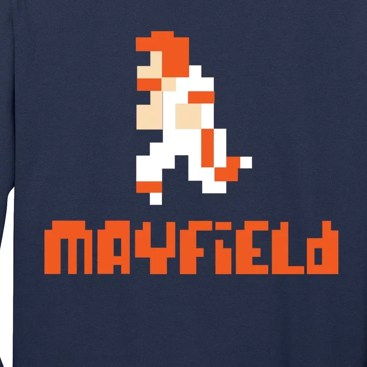 Mayfield Pixel Quarterback Cleveland Long Sleeve Shirt