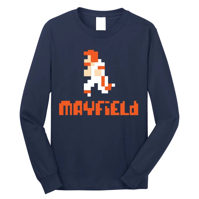 Mayfield Pixel Quarterback Cleveland Long Sleeve Shirt