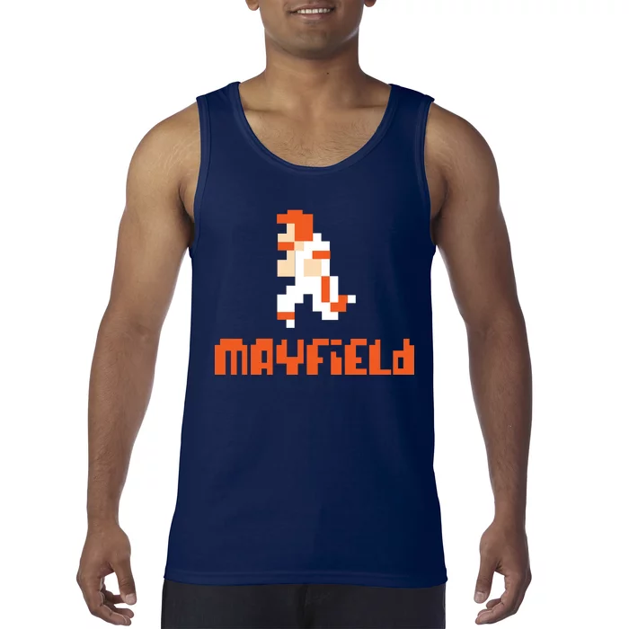 Mayfield Pixel Quarterback Cleveland Tank Top