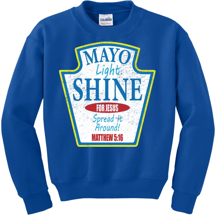 Mayo Light Shine for Jesus Kids Sweatshirt