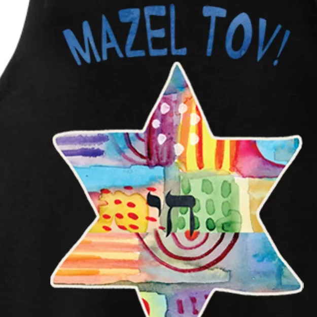 Mazel Tov Ladies Tri-Blend Wicking Tank