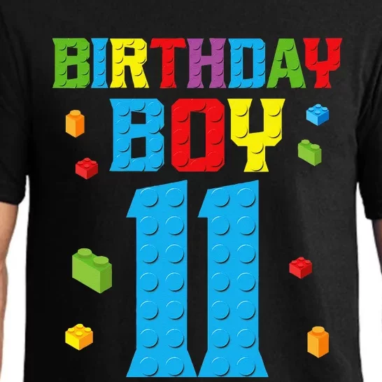 Master Builder 11th Birthday 11 Year Building Bricks Pajama Set