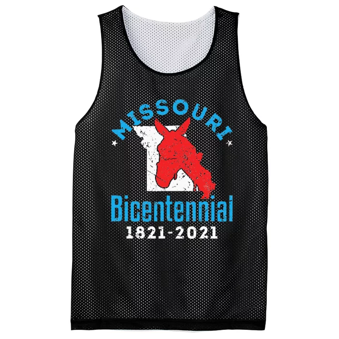 Missouri Bicentennial 18212021 200th Anniversary Mule Mesh Reversible Basketball Jersey Tank