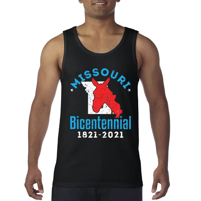 Missouri Bicentennial 18212021 200th Anniversary Mule Tank Top