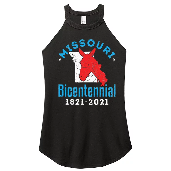 Missouri Bicentennial 18212021 200th Anniversary Mule Women’s Perfect Tri Rocker Tank