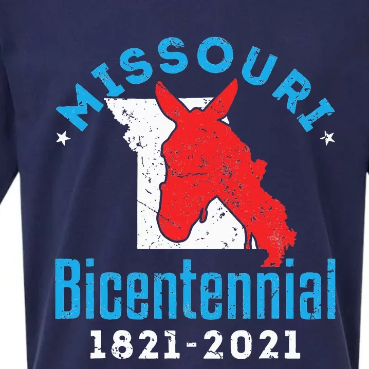 Missouri Bicentennial 18212021 200th Anniversary Mule Sueded Cloud Jersey T-Shirt