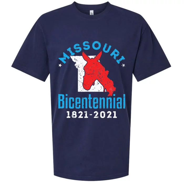 Missouri Bicentennial 18212021 200th Anniversary Mule Sueded Cloud Jersey T-Shirt