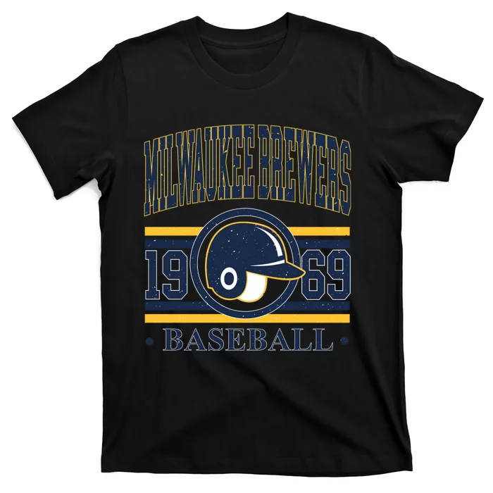 Milwaukee Brewers 1969 Baseball Team Supporter T-Shirt