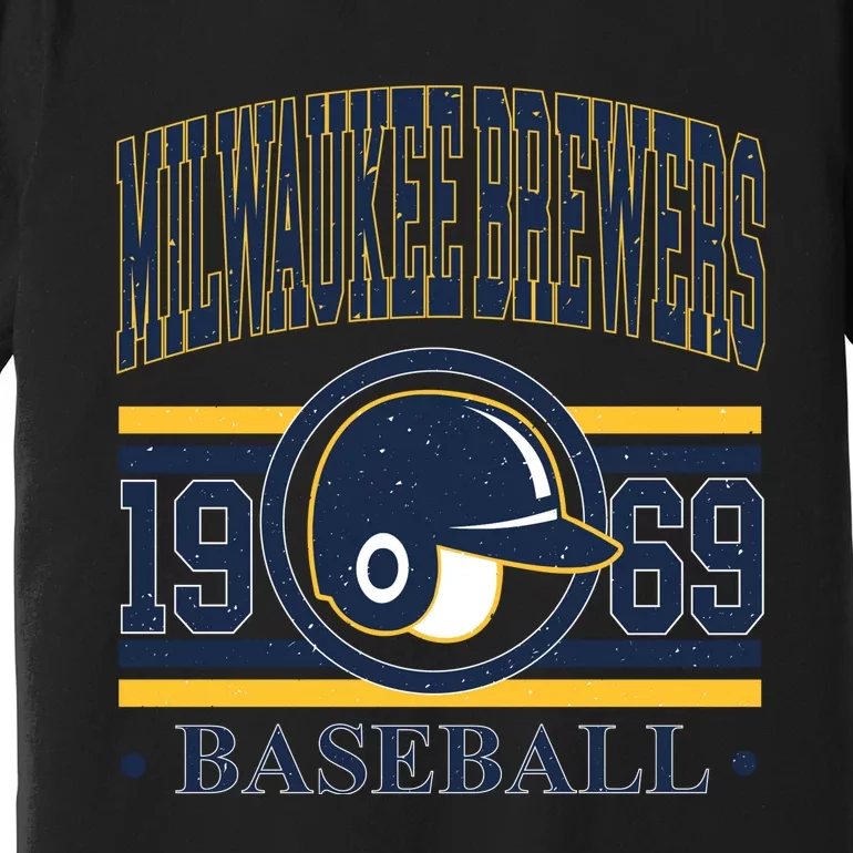 Milwaukee Brewers 1969 Baseball Team Supporter Premium T-Shirt