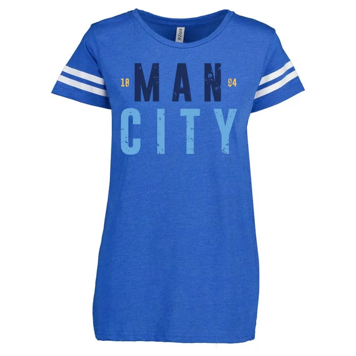 Manchester Blue 1894 Enza Ladies Jersey Football T-Shirt