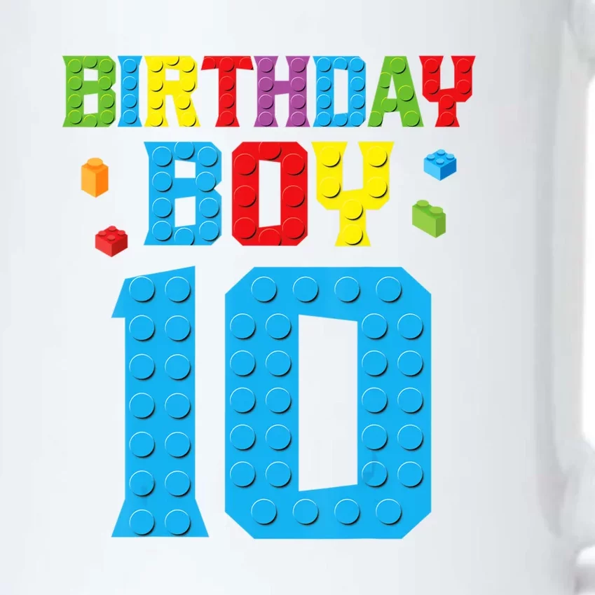 Master Builder 10th Birthday Boy Ten 10 Year Build Black Color Changing Mug