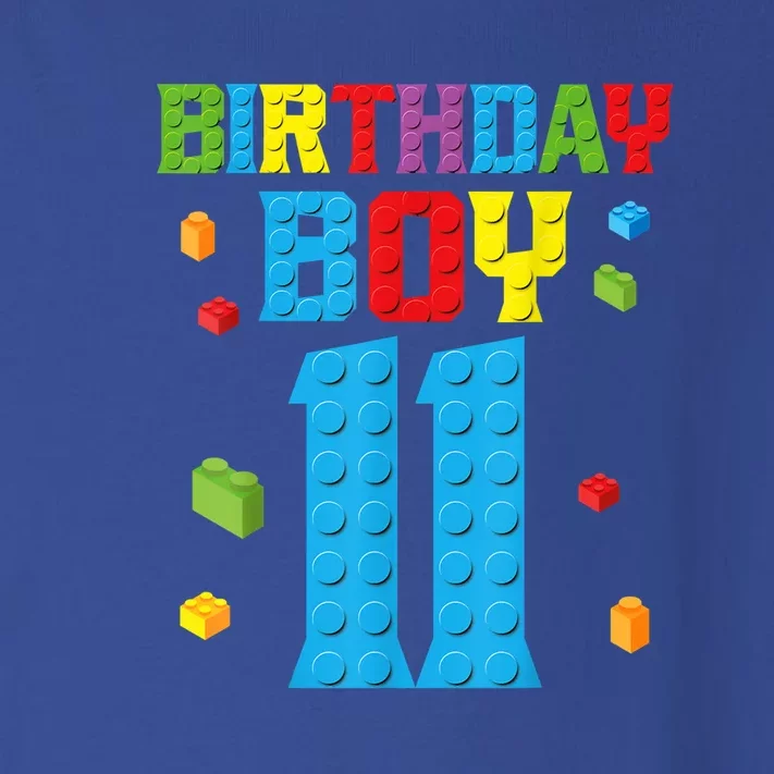 Master Builder 11th Birthday Boy 11 Year Building Bricks Toddler Long Sleeve Shirt