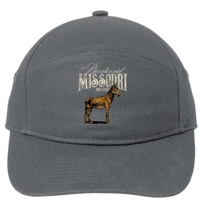 Missouri Bicentennial 2021 Anniversary Mule Proud Missourian 7-Panel Snapback Hat