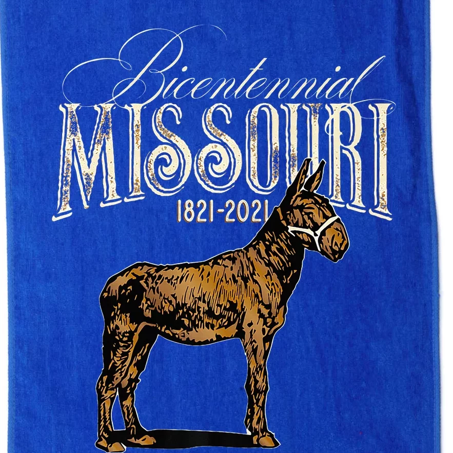 Missouri Bicentennial 2021 Anniversary Mule Proud Missourian Platinum Collection Golf Towel