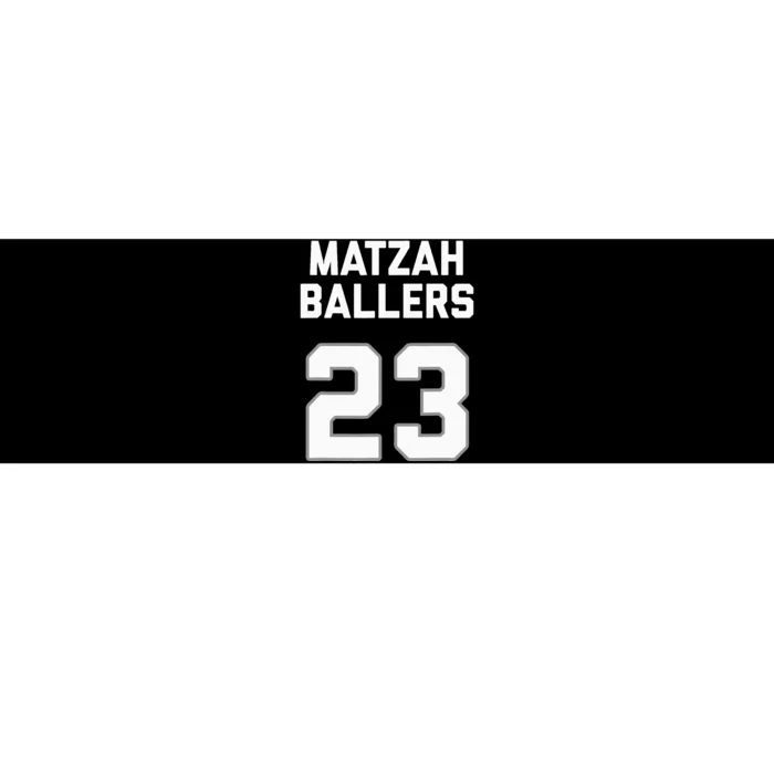 Matzah Baller 23 Jewish Matzo Ball Pun Basketball Team Bumper Sticker