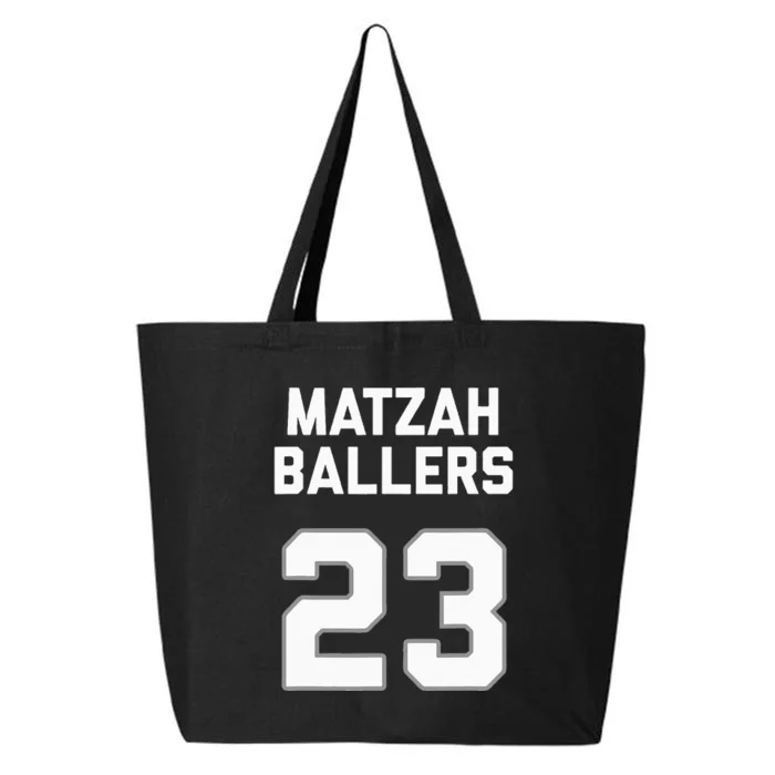 Matzah Baller 23 Jewish Matzo Ball Pun Basketball Team 25L Jumbo Tote