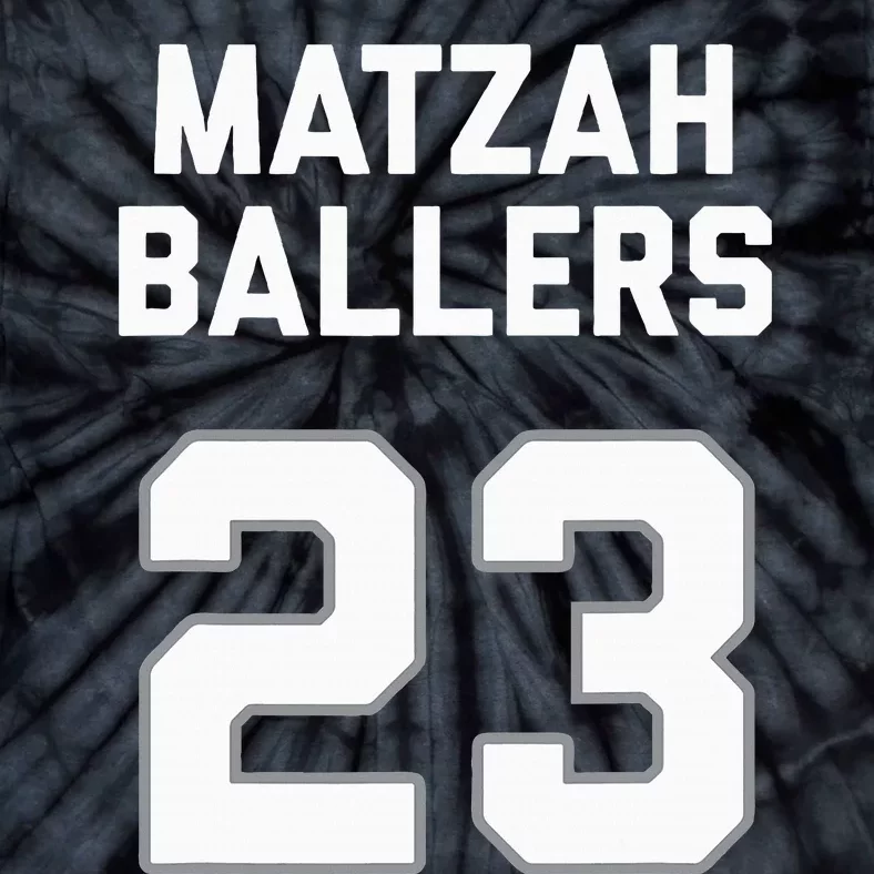 Matzah Baller 23 Jewish Matzo Ball Pun Basketball Team Tie-Dye T-Shirt