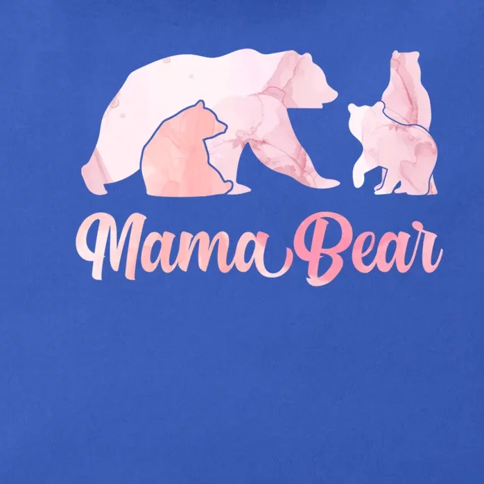 Mama Bear 3 Cubs Mom Bear Awesome Camping Gift Zip Tote Bag