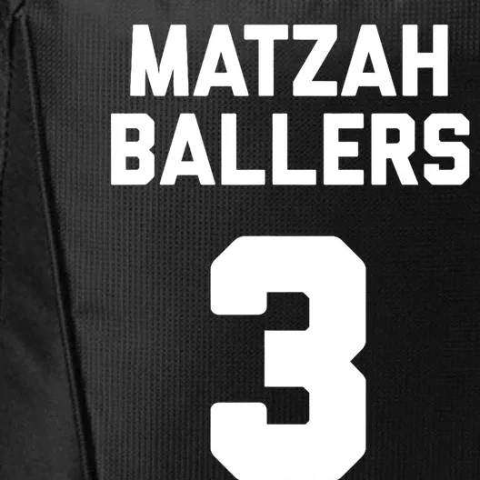 Matzah Baller 3 Funny Jewish Matzo Ball Pun Basketball Team City Backpack