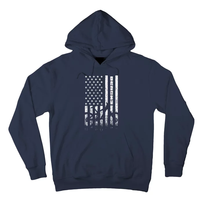 Mountain Bike 4th Of July Independence Day Patriot Flag Hoodie