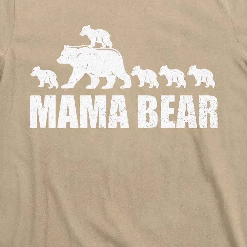 Mama Bear 5 Cubs Wo , Mothers Day S T-Shirt