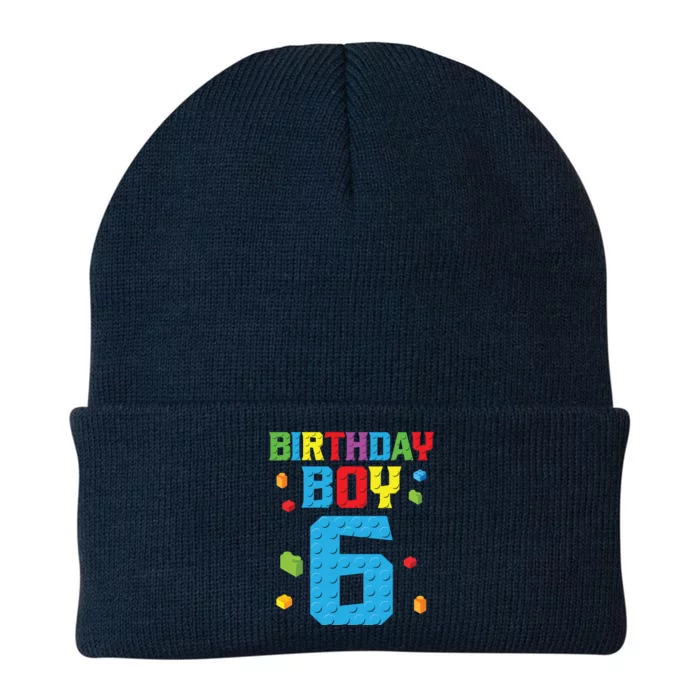 Master Builder 6th Birthday Boy 6 Six Year Building Bricks Knit Cap Winter Beanie