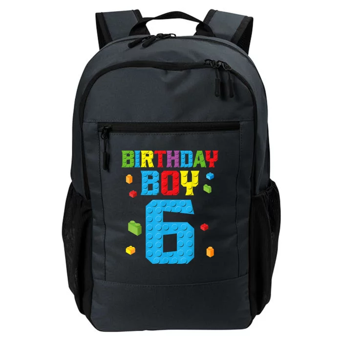 Master Builder 6th Birthday Boy 6 Six Year Building Bricks Daily Commute Backpack