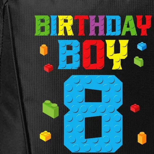 Master Builder 8th Birthday Boy 8 Eight Year Building Bricks City Backpack