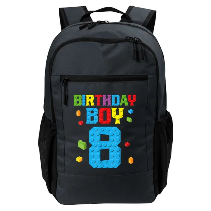 Master Builder 8th Birthday Boy 8 Eight Year Building Bricks Daily Commute Backpack