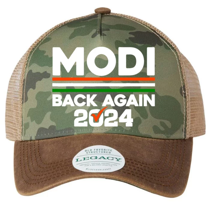 Modi Back Again 2024 Indian Presidential Election Legacy Tie Dye Trucker Hat