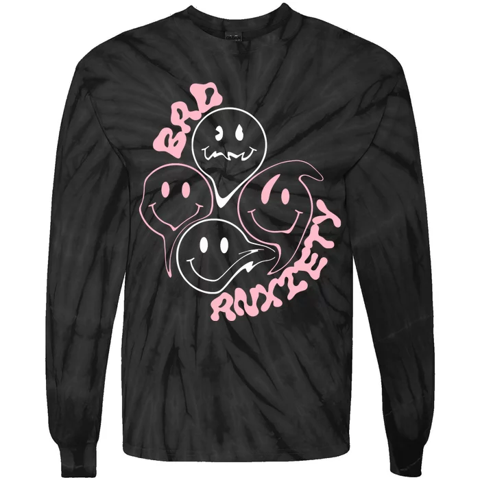 Megantheestallion Bad Anxiety Black Tie-Dye Long Sleeve Shirt