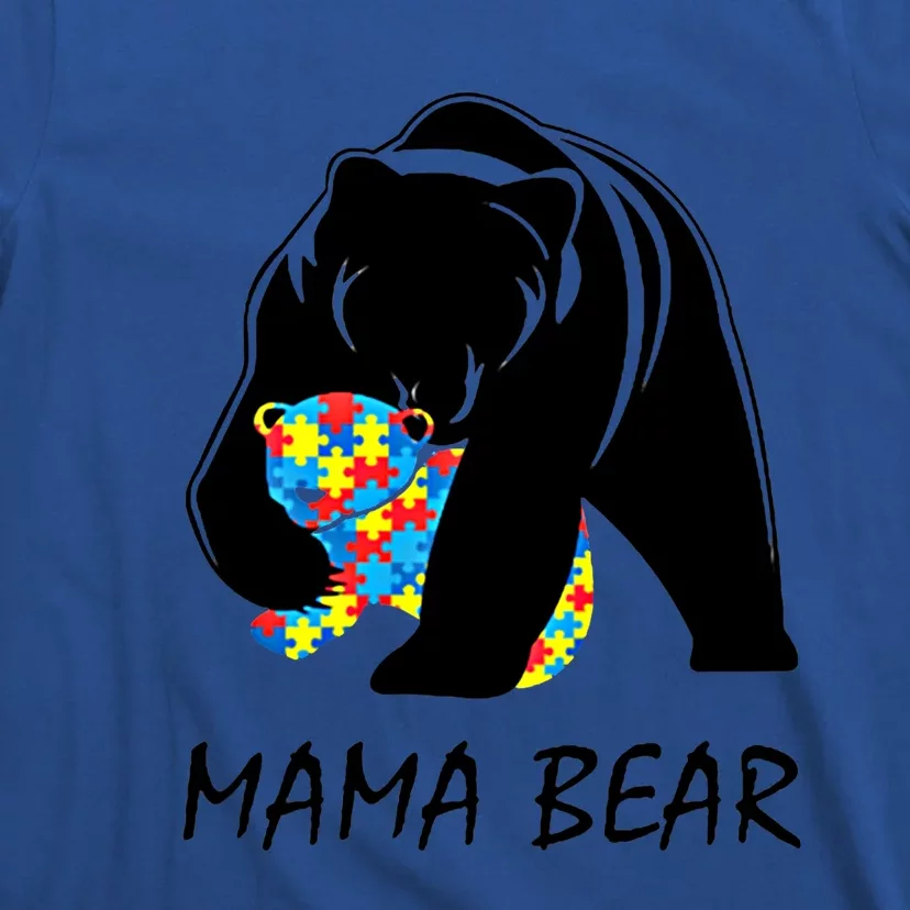 Mama Bear: Advocating Autism Awareness Gift T-Shirt