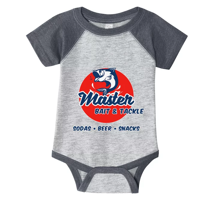 Master Bait And Tackle Funny Adult Humor Infant Baby Jersey Bodysuit