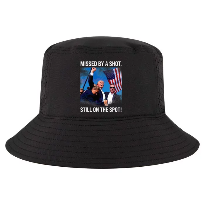 Missed By A Shot Donald Trump Historical Moment Cool Comfort Performance Bucket Hat