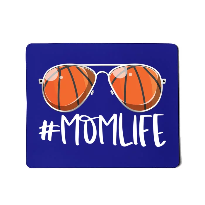 Momlife Basketball Aviators Mother's Day Bball Mom Life Gift Mousepad