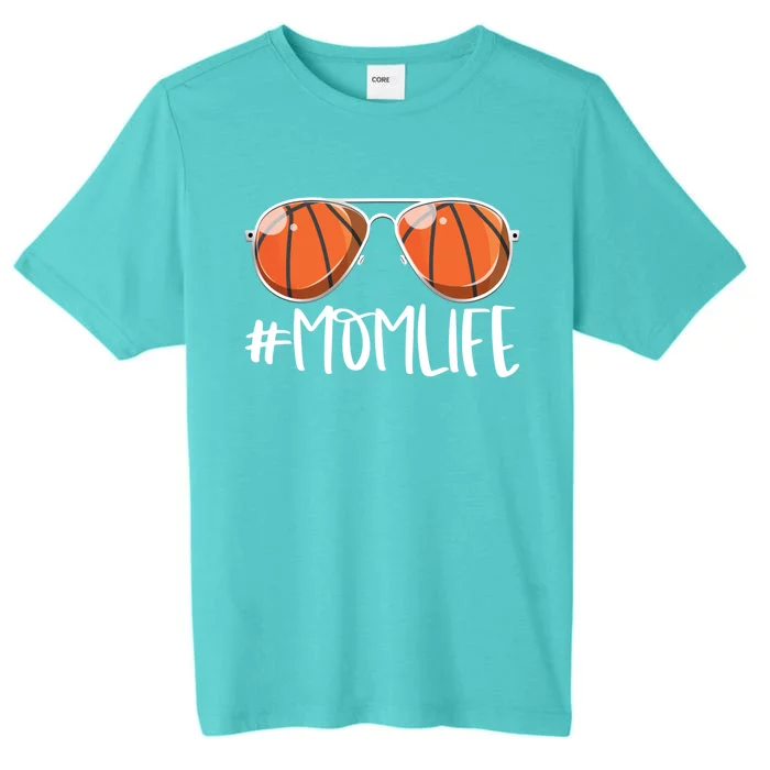 Momlife Basketball Aviators Mother's Day Bball Mom Life Gift ChromaSoft Performance T-Shirt