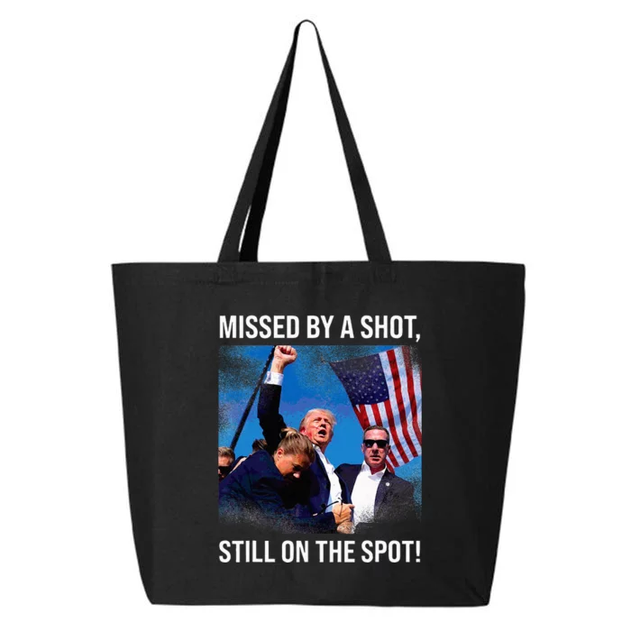 Missed By A Shot Donald Trump Historical Moment 25L Jumbo Tote