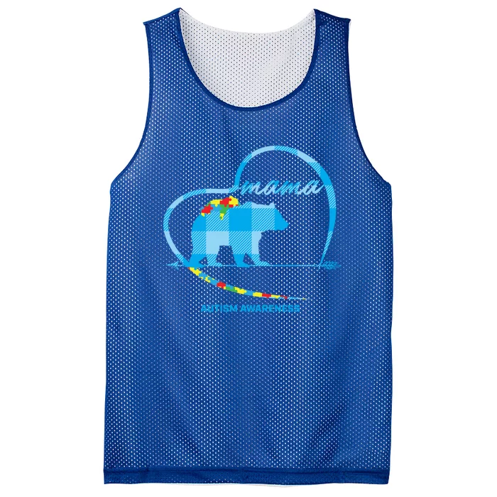 Mama Bear Autism Awareness Mom Mother Funny Gift S Gift Mesh Reversible Basketball Jersey Tank