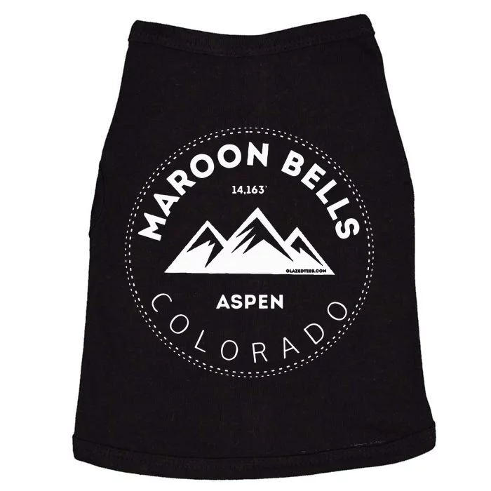 Maroon Bells Aspen Colorado Mountain Adventure Doggie Tank