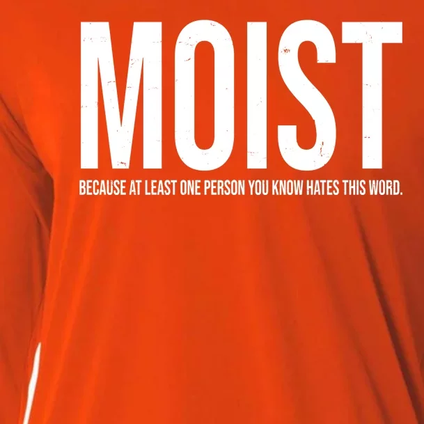 MOIST Because At Least One Person You Know Hates This Word Cooling Performance Long Sleeve Crew