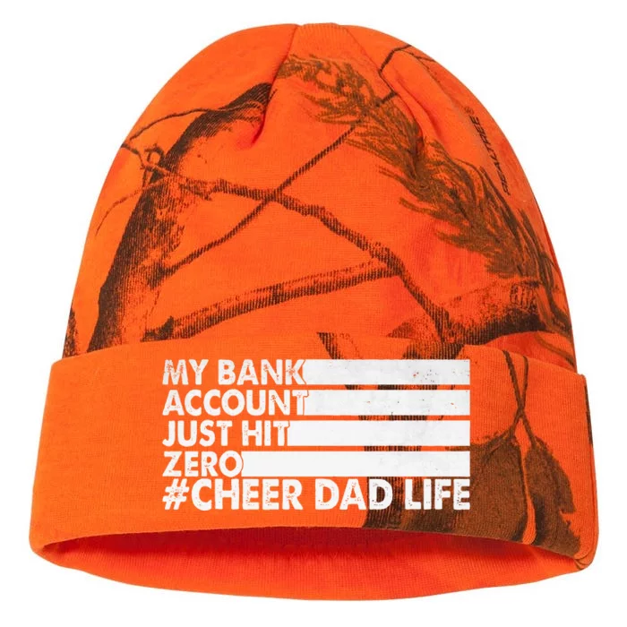 My Bank Account Just Hit Zero Cheer Dad Kati - 12in Camo Beanie