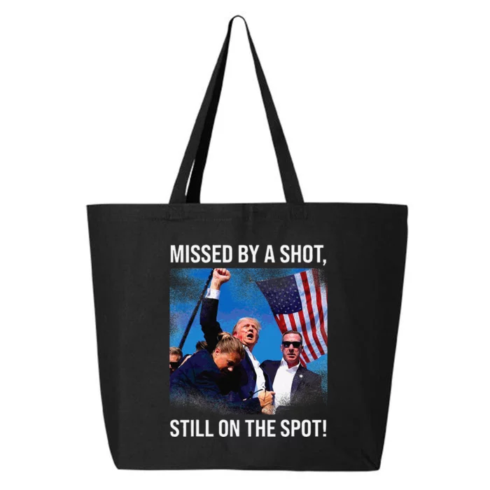 Missed By A Shot Donald Trump Historical Moment 25L Jumbo Tote