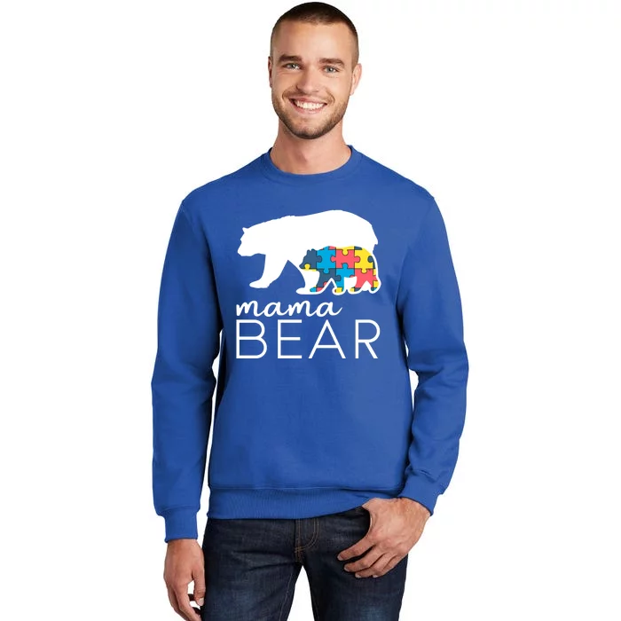 Mama Bear Autism Mom Gift Sweatshirt