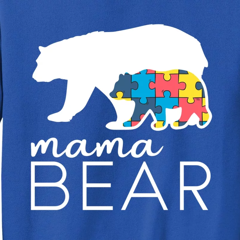 Mama Bear Autism Mom Gift Sweatshirt