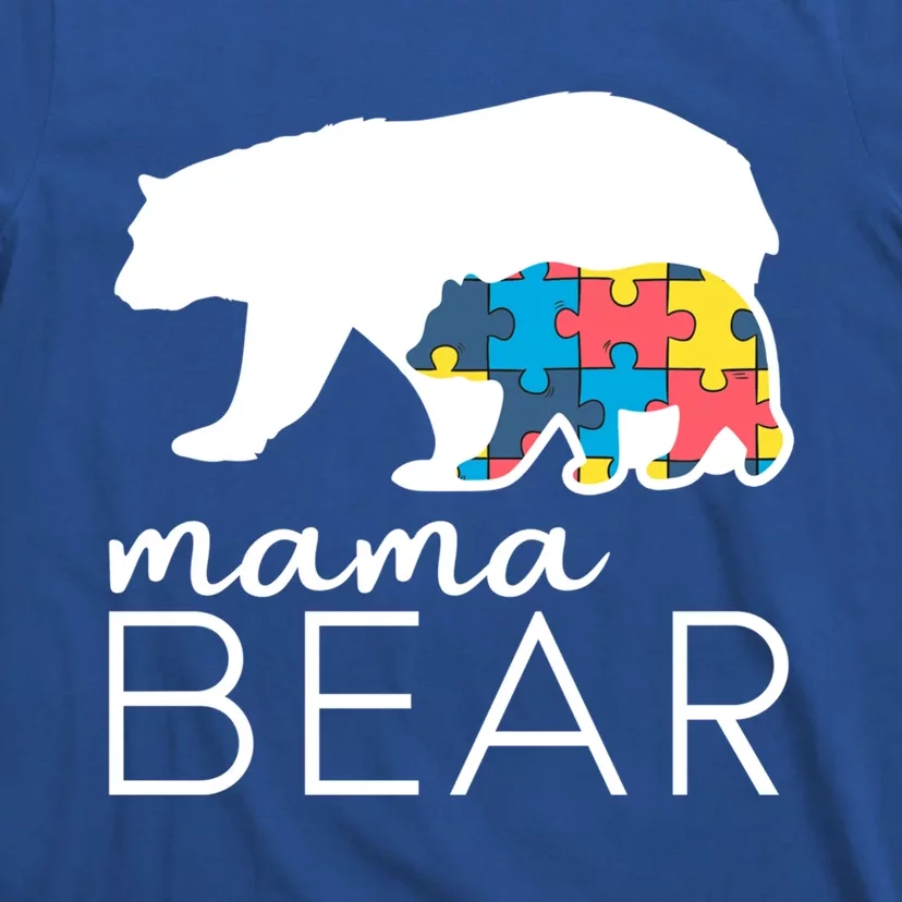 Mama Bear Autism Mom Gift T-Shirt